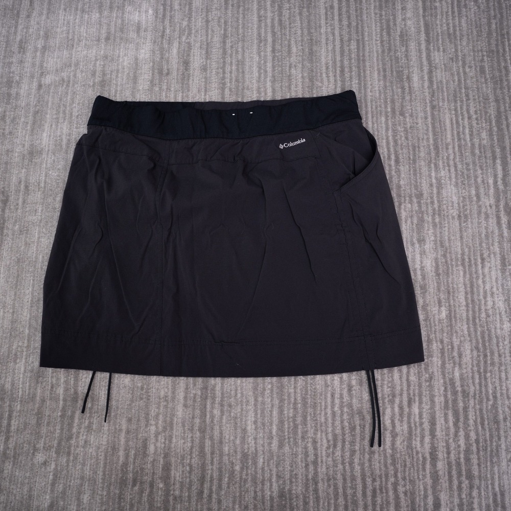 Columbia Anytime Casual Skort Womens Large Black Excellent Hiking Active AL4071